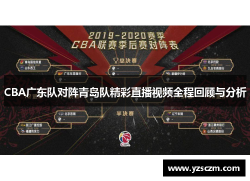 CBA广东队对阵青岛队精彩直播视频全程回顾与分析